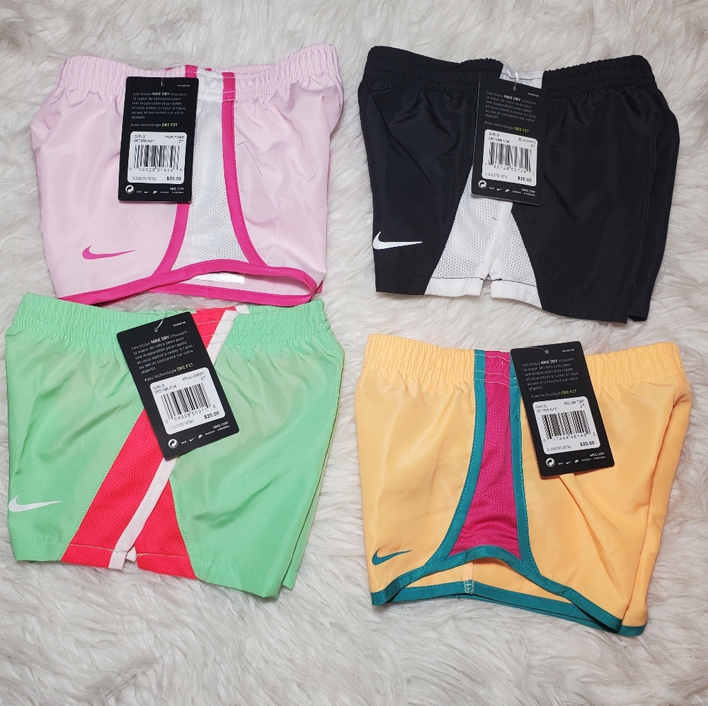 NWT Nike 2T Girl Dri-fit Shorts bundle